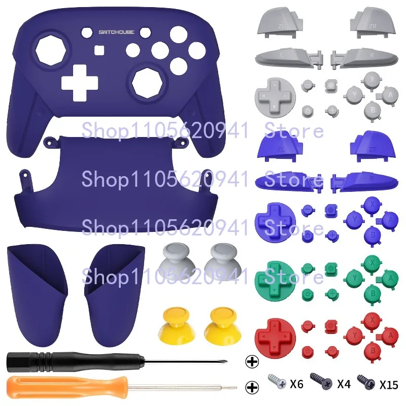 YYY For Switch Pro Octagonal Mod Full Shell NSP Controller Housing With Tools (Does not include handle)