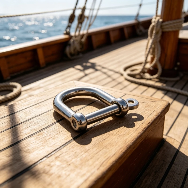 Boat Hardware Broad D Frame, Stainless Steel with Removable Pin, 1/2", 3/8", 5/16", 1/4" Link for Rope Chain Rigging Tasks H9EE