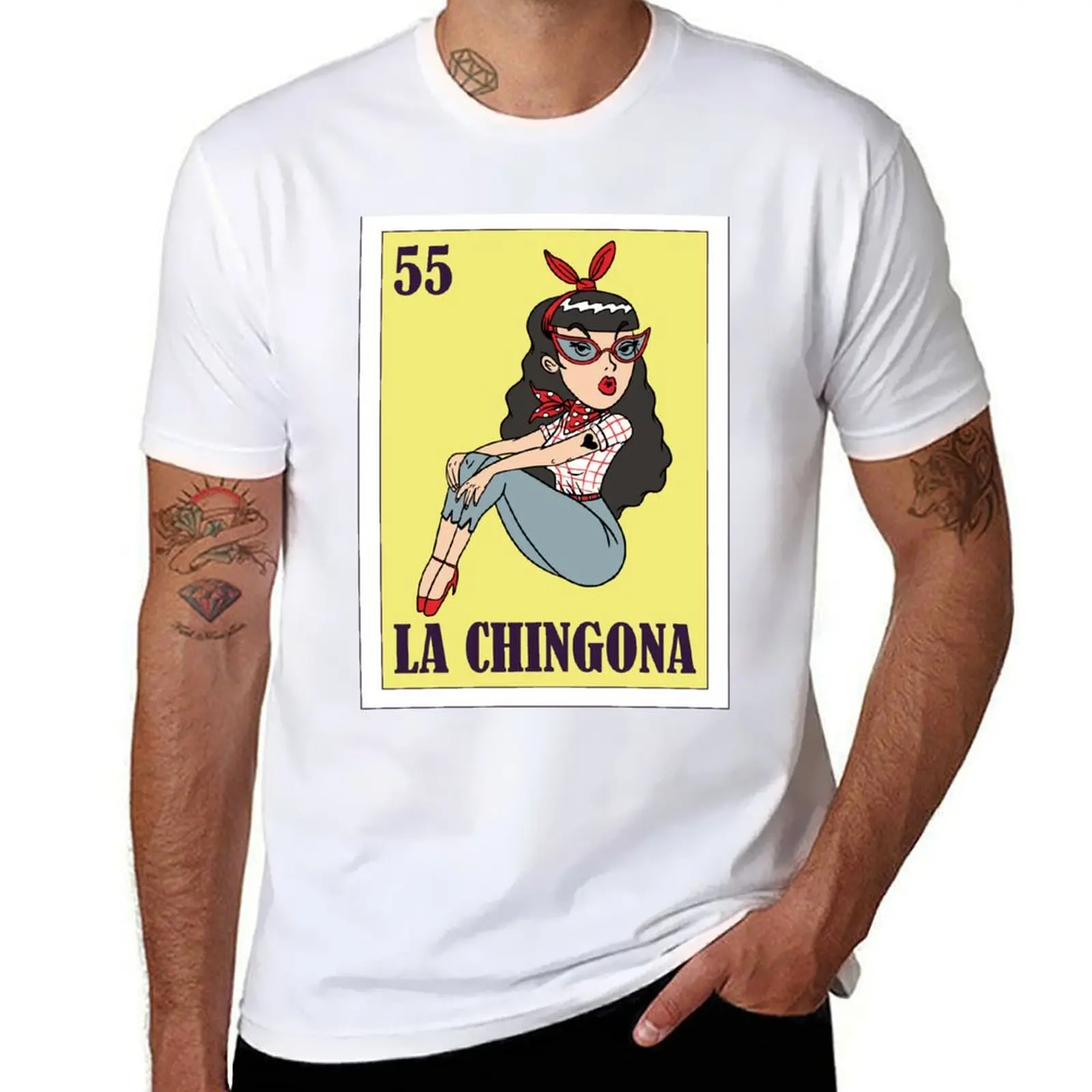 

Loteria t high Gift, Mexico, quality t luxury man Bingo personalised de shirts 5 Mexican brand shirt May Chingona La T-Shirt