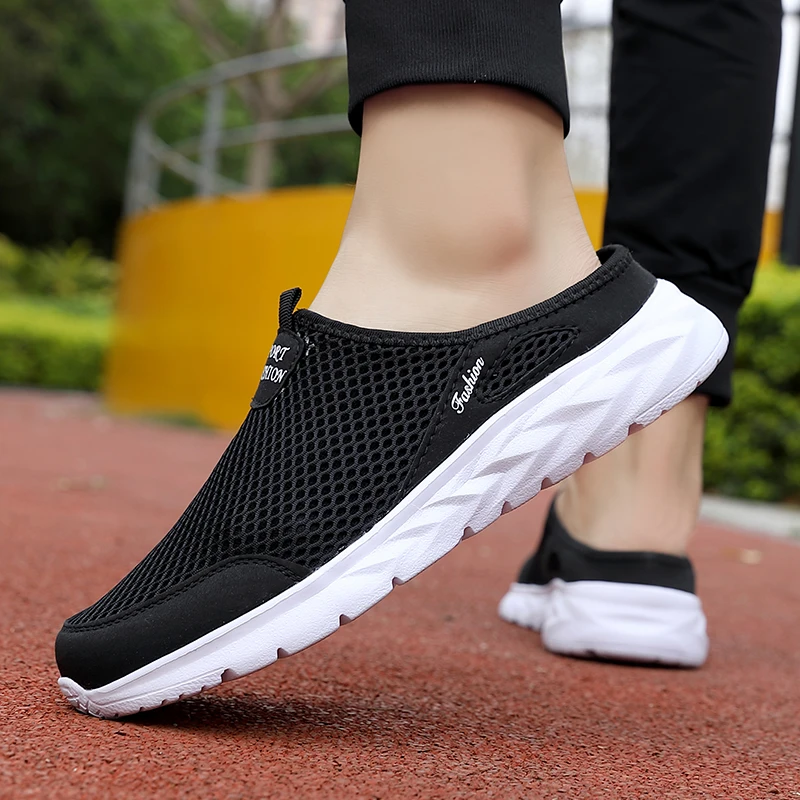 YRZL Zapatillas cómodas para caminar para hombre, zapatos atléticos ligeros y transpirables, mocasines informales antideslizantes para deportes al aire libre