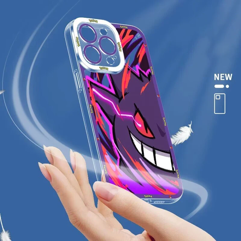 Cartoon Anime Super Gengar Pikachu Case For Samsung Galaxy A16 A15 A35 A05 A55 A54 A07 A06 A24 A14 A34 A25 A53 A12 A52 A13 Cover