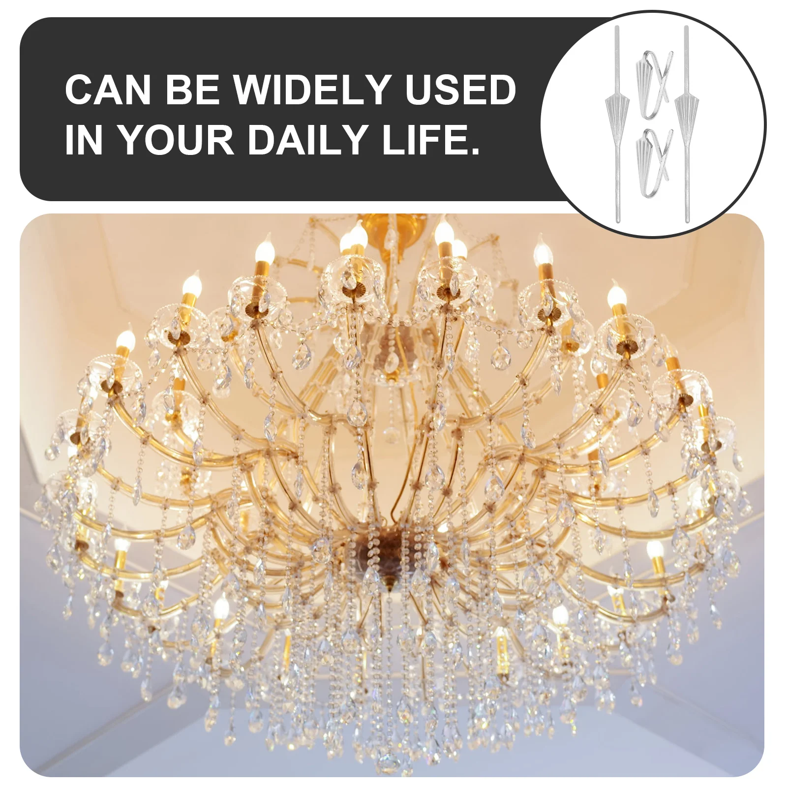 

140Pcs Chandelier Bowtie Connector Clips Metal Fastening Crystal Lamp Parts Easy Remove DIY Ceiling Light Replacement