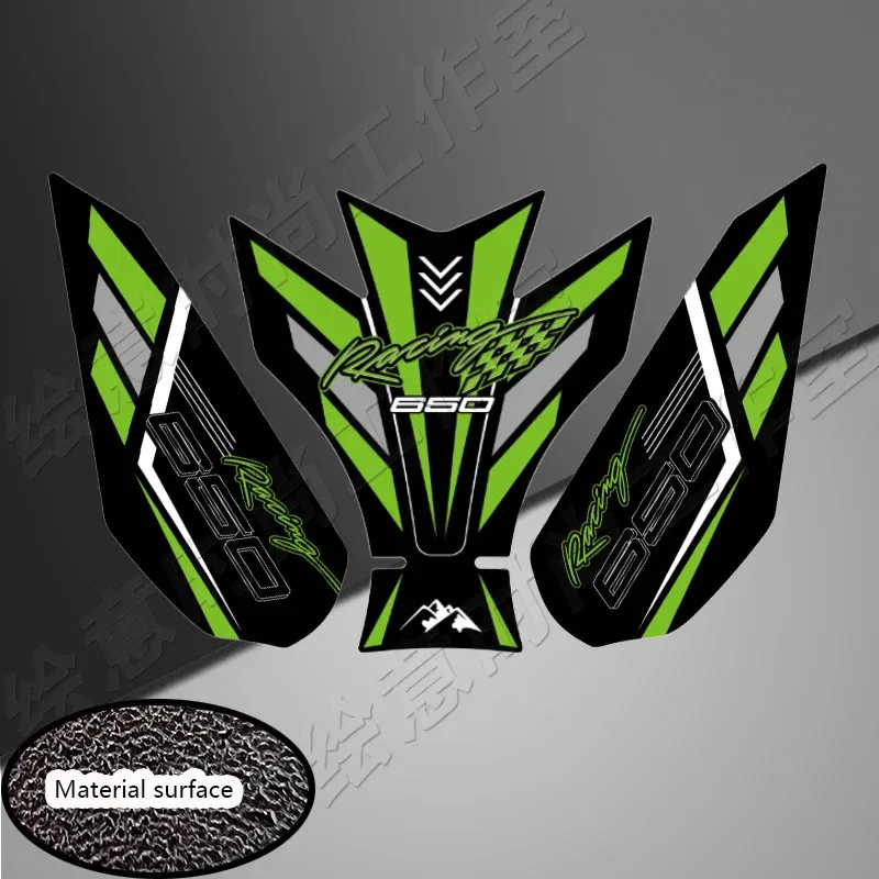 

For Kawasaki Z650 NINJA650 NINJA 650 Tank Pad Motorcycle Stickers Decals Accessories Protectors