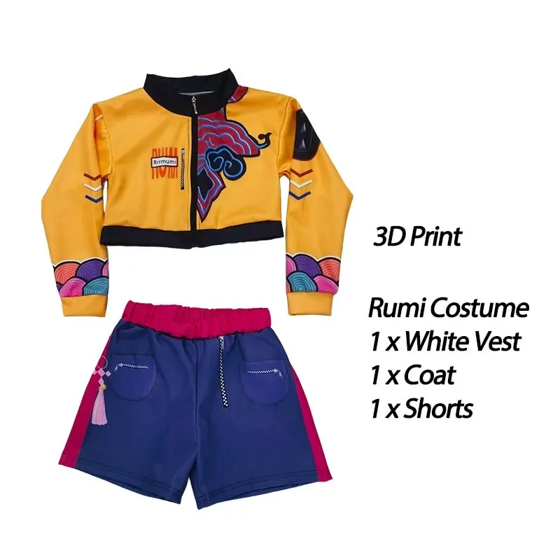 Halloween costume girl street dance set embroidered top+shorts set hip-hop dance stage performance set view 4