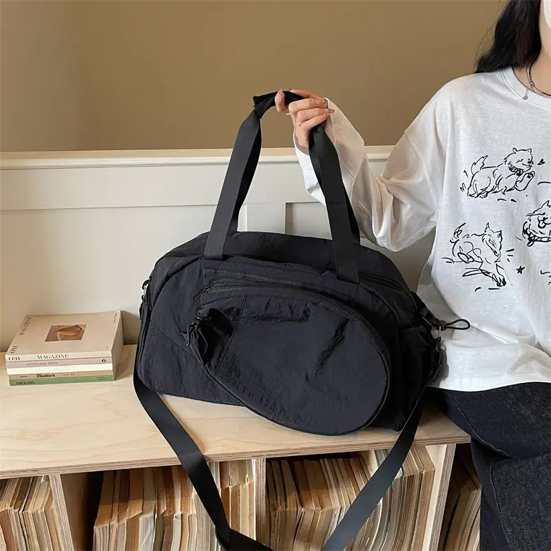 Sports Travel Duffel Bag Large Capacity Waterproof Gym Bag Women Men Duffle Handbag Fitness Training Crossbody Luggage Bag