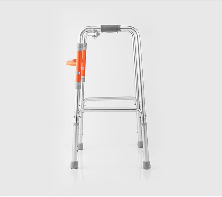 Portable Foldable Walker, Anti-slip Walking Aid for Elderly and Disabled People for Rehabilitation Training