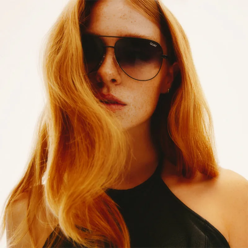 

All In Brand Designer Sunglasses Women Vintage Pilot Quay Sun Glasses for Women Mirror Driving Sunglasses Female UV400