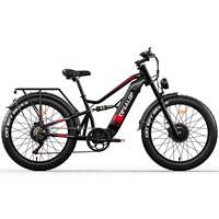 TIFGALOP ES7PRO City Electric Bicycle 750W 48V21AH Top Speed 32mph Electric Bicycle 26 inch Fat Tire Mountain Off road Electric