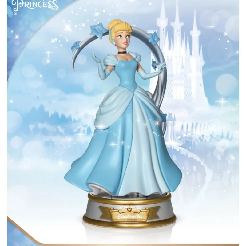 Figura de personaje de película de la serie Fall In Love de princesa de Disney, Reino de la bestia auténtica de 13cm, juguete de modelos coleccionables, regalo de cumpleaños