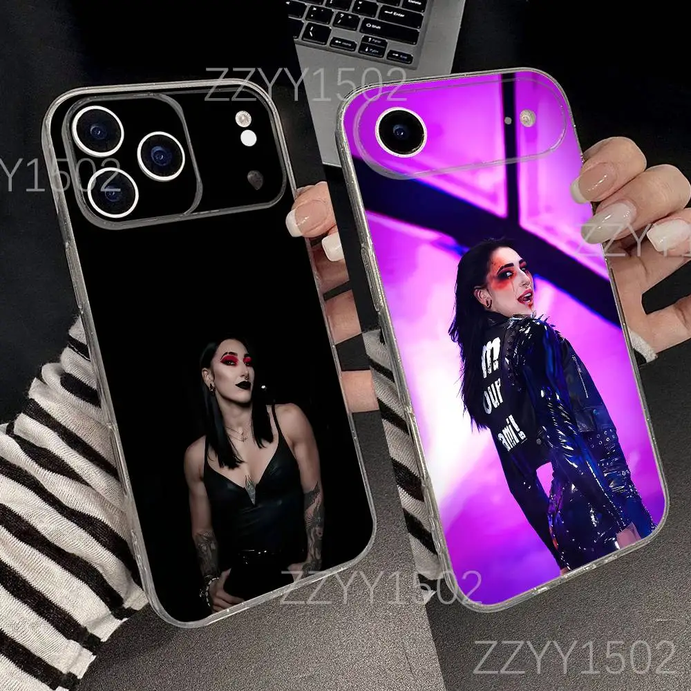 

W-WWE R-Rhea R-Ripley Woman Phone Case For iPhone 17,16,15,14,13,12,11 Pro,Max,Plus,X,XS,XR,SE4,E Mini Transparent Soft