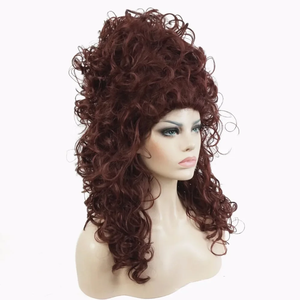 StrongBeauty Marie antoinette Wig Auburn Witch Beehive Cosplay Wigs Synthetic