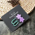 2pcs purple star