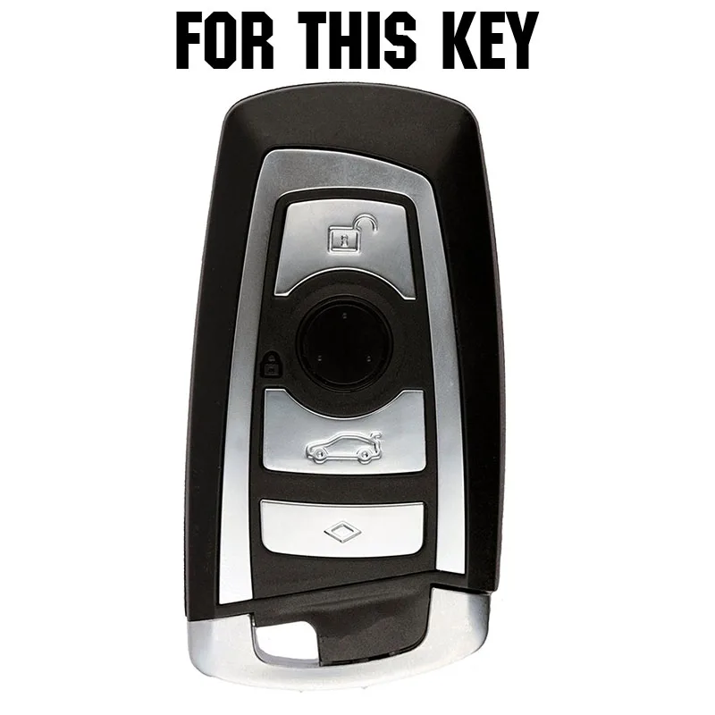 For BMW F10 F20 F30 Z4 X1 X3 X4 M1 M2 M3 E90 1 2 3 5 7 SERIES Silicone Remote Key Case Fob Shell Cover 2013-2016