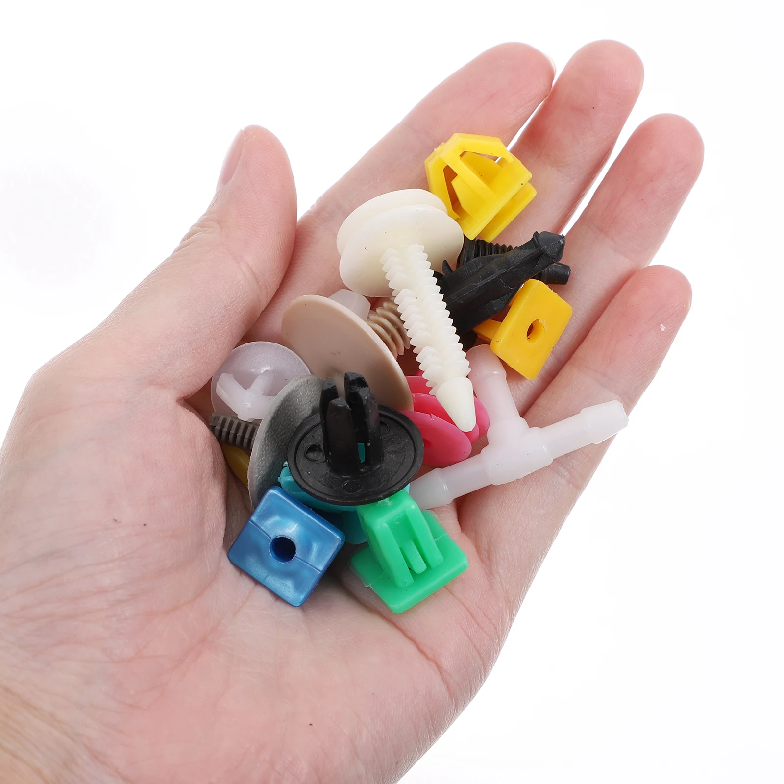 

1000 Pcs Car Clips Fasteners Plastic Auto Parts Universal Mixed Kit Retainer Bumper Door Panel Trim Body Interior Accessories