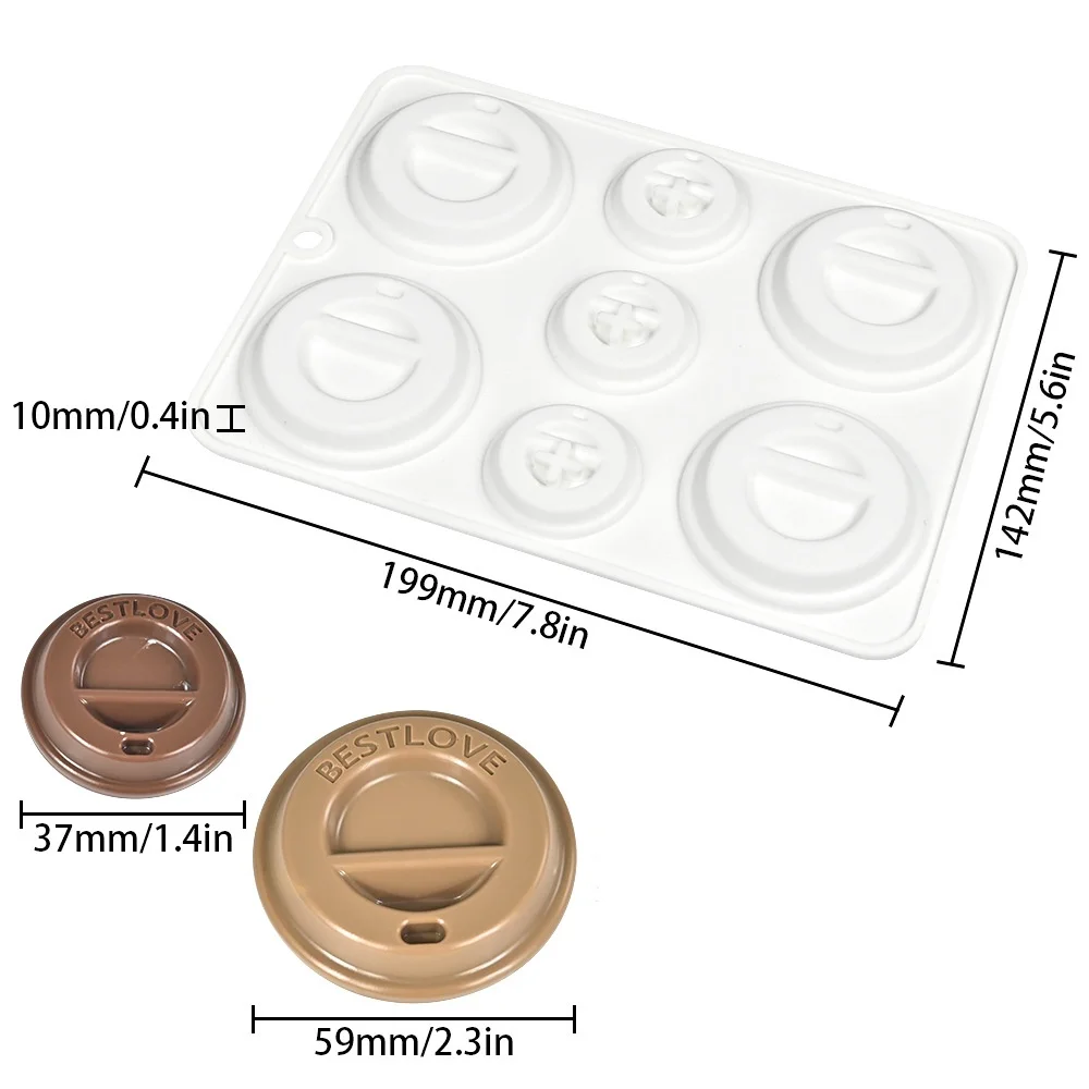Coffee Cup Shaped Combination Silicone Chocolate Mousse Cake Mold Kitchen Bakeware Dessert Baking Tool Mug Design Silicone Mould