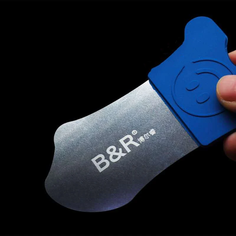 B&R Stainless Steel Ultra Thin Pry Tool for iPhone iPad Samsung Phone Repair ToolsAnti-Slip LCD Screen Disassembly Opening Tool