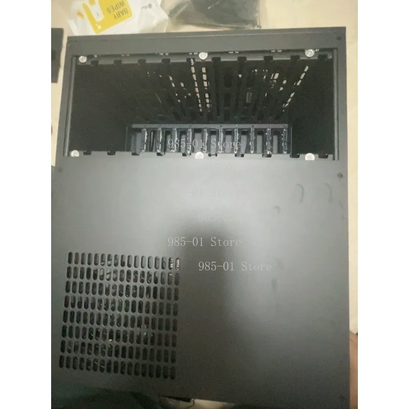 B10 10 Disk NAS Chassis ATX Daya Besar ATX Full High PCIe Hitam Synology Layanan Penyimpanan AIO