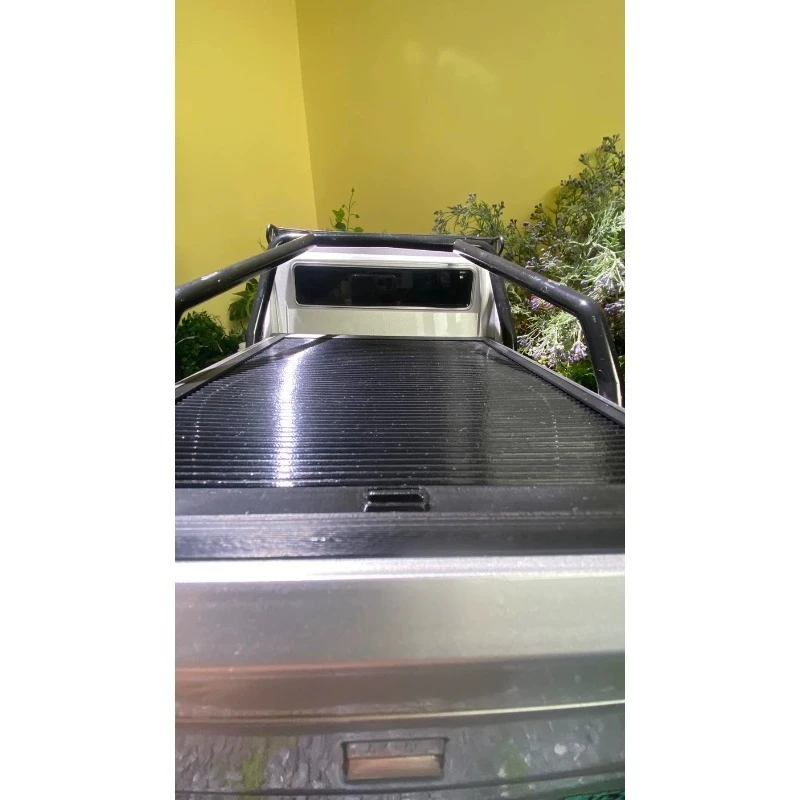 RC Crawler Truck Bed Modification, Retractable Cargo Cover, Trunk Upgrade for KM BG630 KM6 1/8 RC Off-Road Crawler.