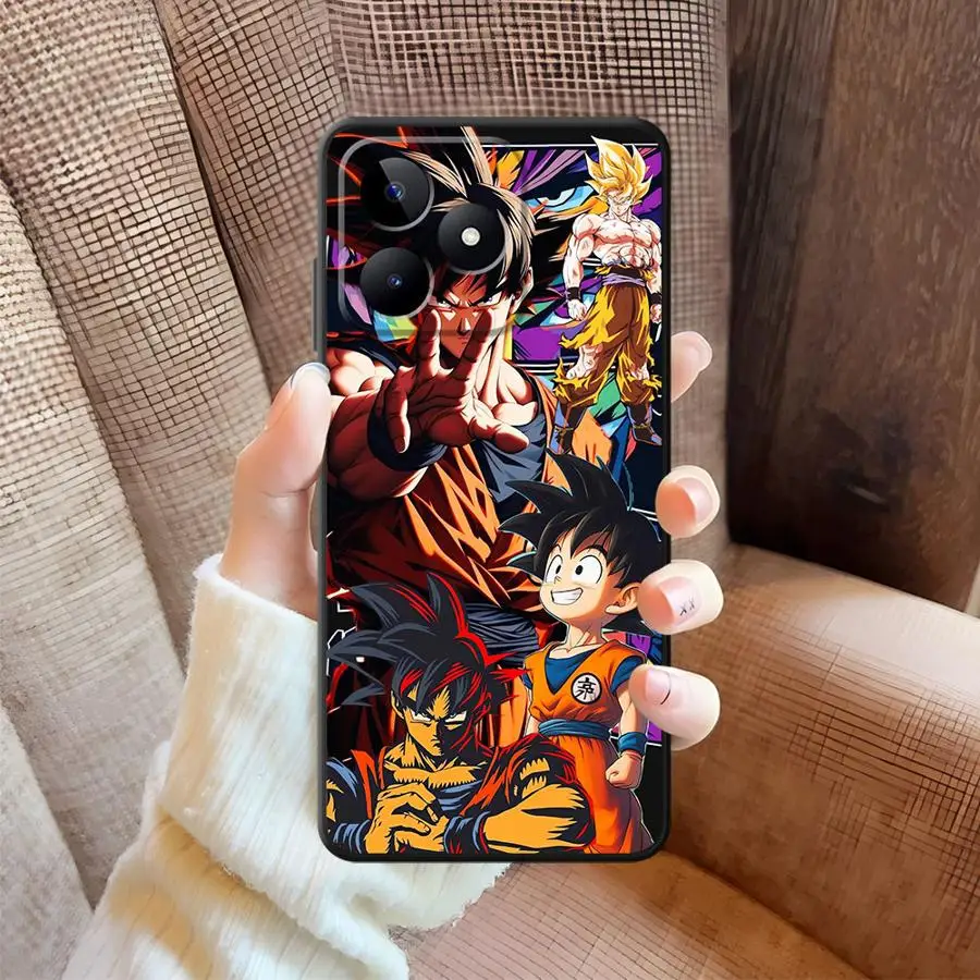 Comics Dragon Ball Frieza funda trasera suave para teléfono Realme 12 14 C25 11 Pro C30 C33 C35 C53 C55 GT Master Neo2 6 7 8 9 10