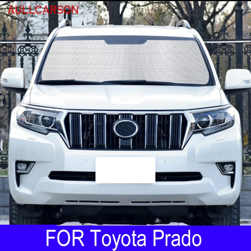 For Land Cruiser Prado LC150 Sunshades UV Protection Curtain Sun Shade Film Visor Front Windshield Cover Protector Accessories