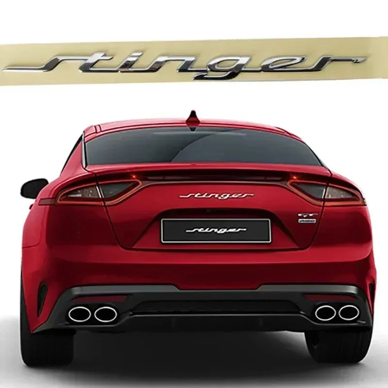 35.5CM Letter Emblem Badge Car Body Rear Trunk Sticker Decoration for KIA Stinger GT 2018 2.0T 86311-J5100 / 86311J5100 view 6