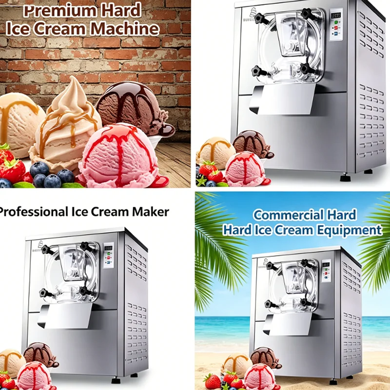 High Quality Computer Control Panel Desktop Hard Soft Ice Cream Maker Ice Cream Making Machine