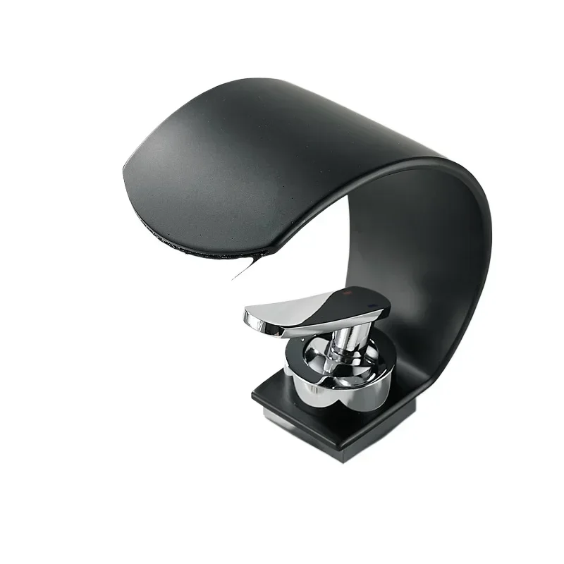 

C-type waterfall faucet, washbasin, hot and cold creative personalized bathroom, sink, toilet faucet, household