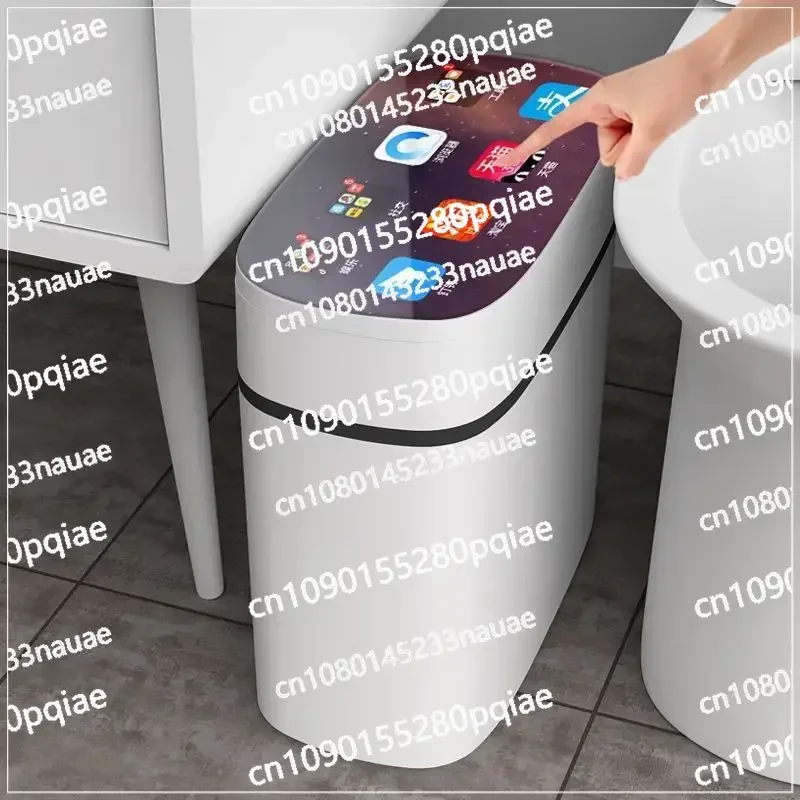 Smart Trash Can Household Large Capacity Bedroom Waterproof Automatic Induction Electric Lid Opening kitchen accessories