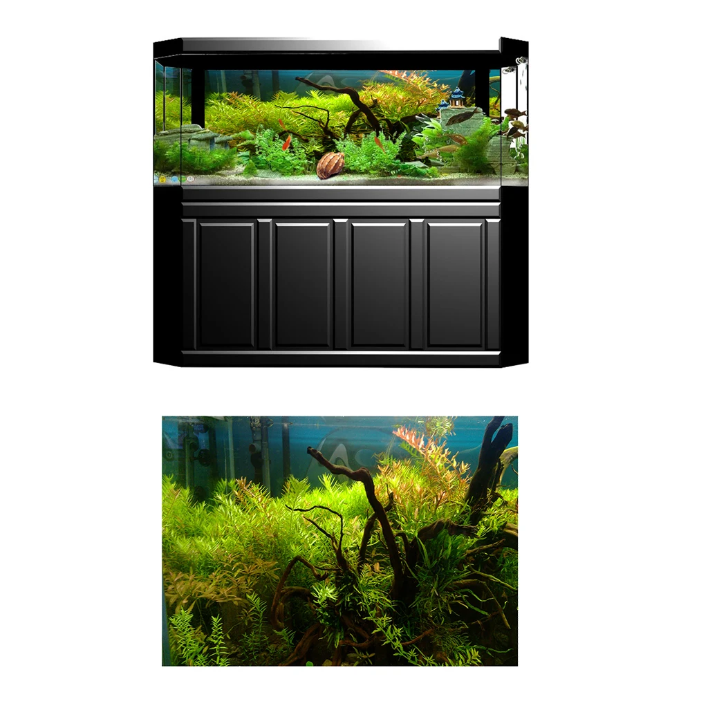 3D Aquarium Fantasy Background Poster Backdrop Fish Sticker Decoration