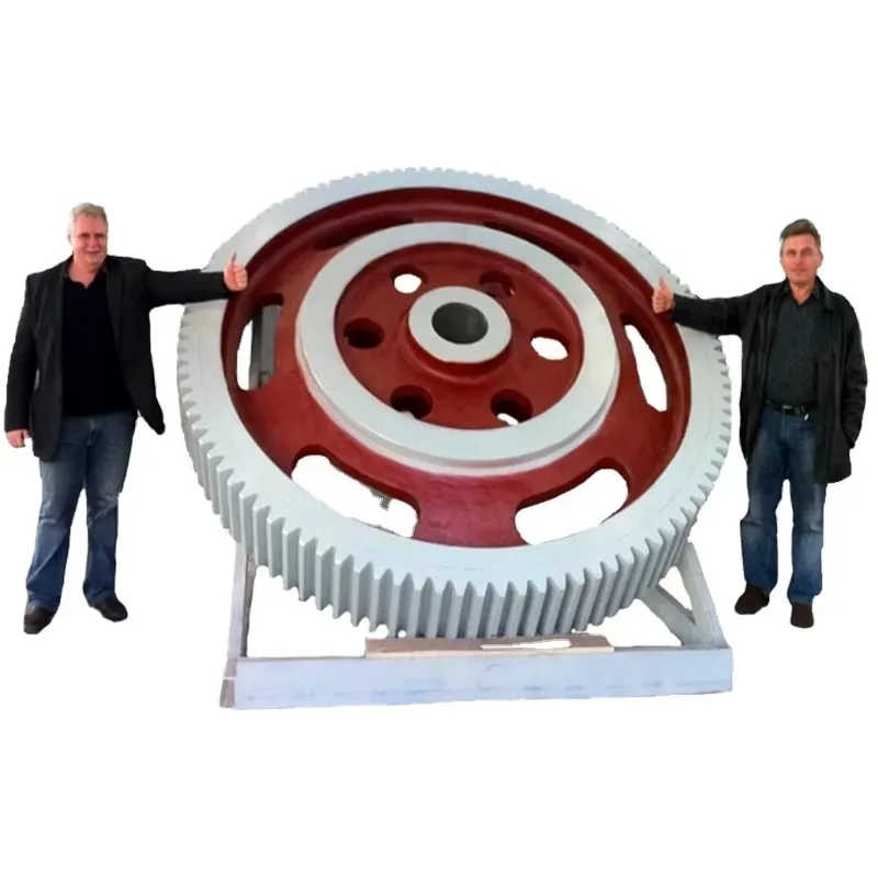 Запасные части для шахтного оборудования, зубчатое колесо большого диаметра, высококачественное литье из шпора, большое зубчатое колесо