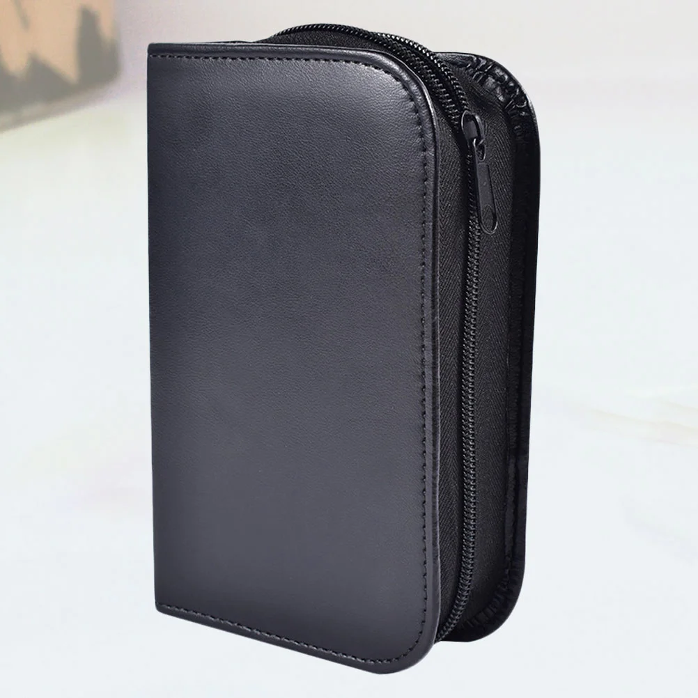 Pu Blood Glucose Meter Storage Bag Protective Case Carry Wallet Portable Supplies Travel