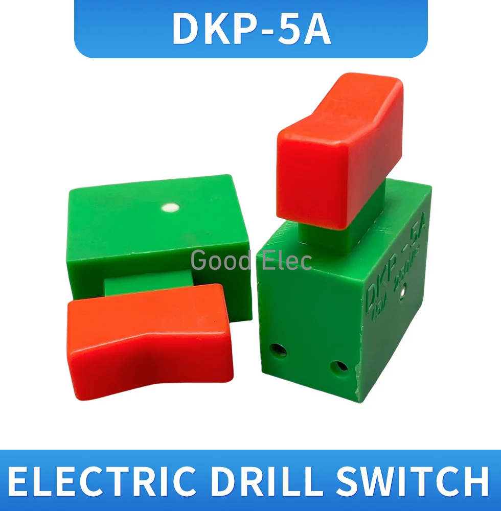 DKP-5A Premium DKP-5A Switch with Lock Hand Drill Switch Angle Grinder Switch 5A Cap Switch Electric Tool Switch