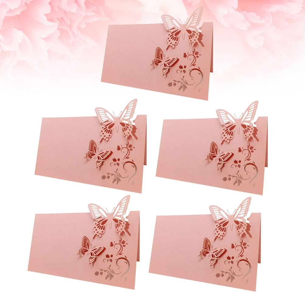 

100pcs Wedding Name Party Seat Card Cards for Wedding Seat Party Banquet Feast Table Place Name Card Cards Invitations