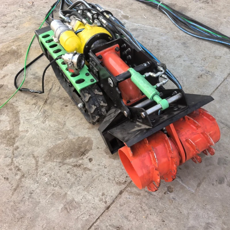 Heavy Duty Crawler Cleaning Robot For Dredging Projects In Shallow Water Track Dredging Robot