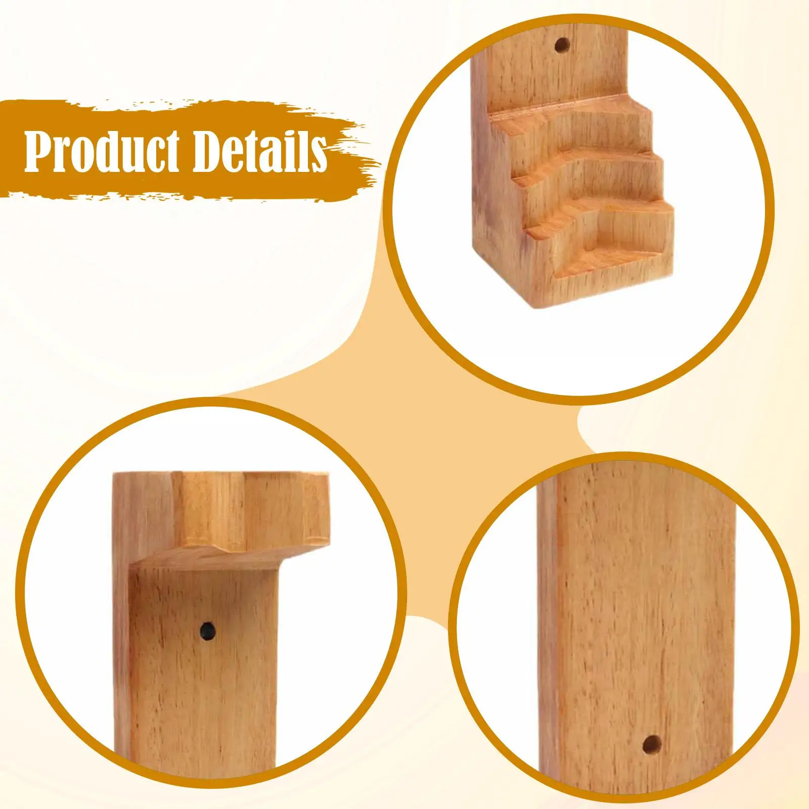 Step Bracelet Mandrel Sizer Adjustable Wooden Holder Bracelet Shaper Rack for Jewelry Making and Bangle Creation Set