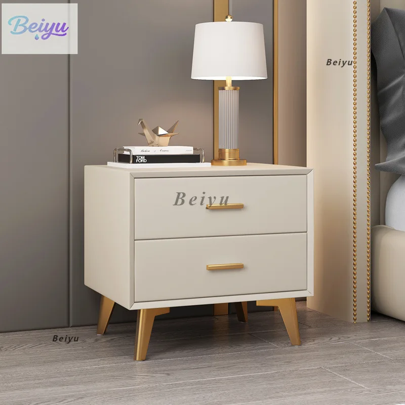 

Обычная кожаная художественная прикроватная тумбочка, современная минималистичная мягкая сумка, кожаная мебель для спальни, шкафчик для маленькой квартиры, прямые продажи