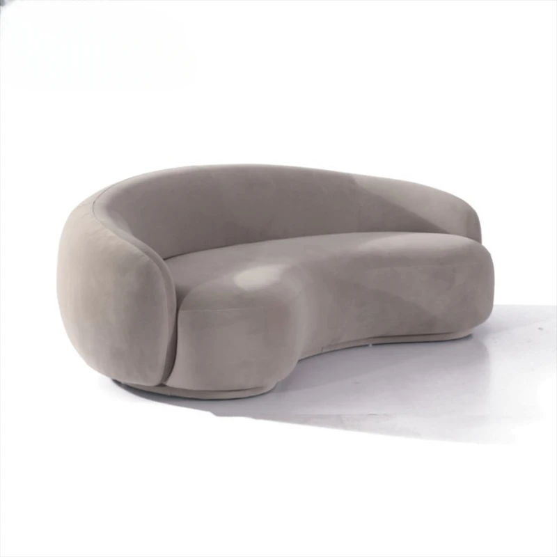 moon shape curved couch sofa