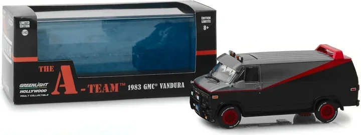 

GreenLight 1: 43 1983 GMC Vandura - A-Team Tianlong Special Forces 86515toy For Boys Cal Model Diecast Alloy Car Model Collecti