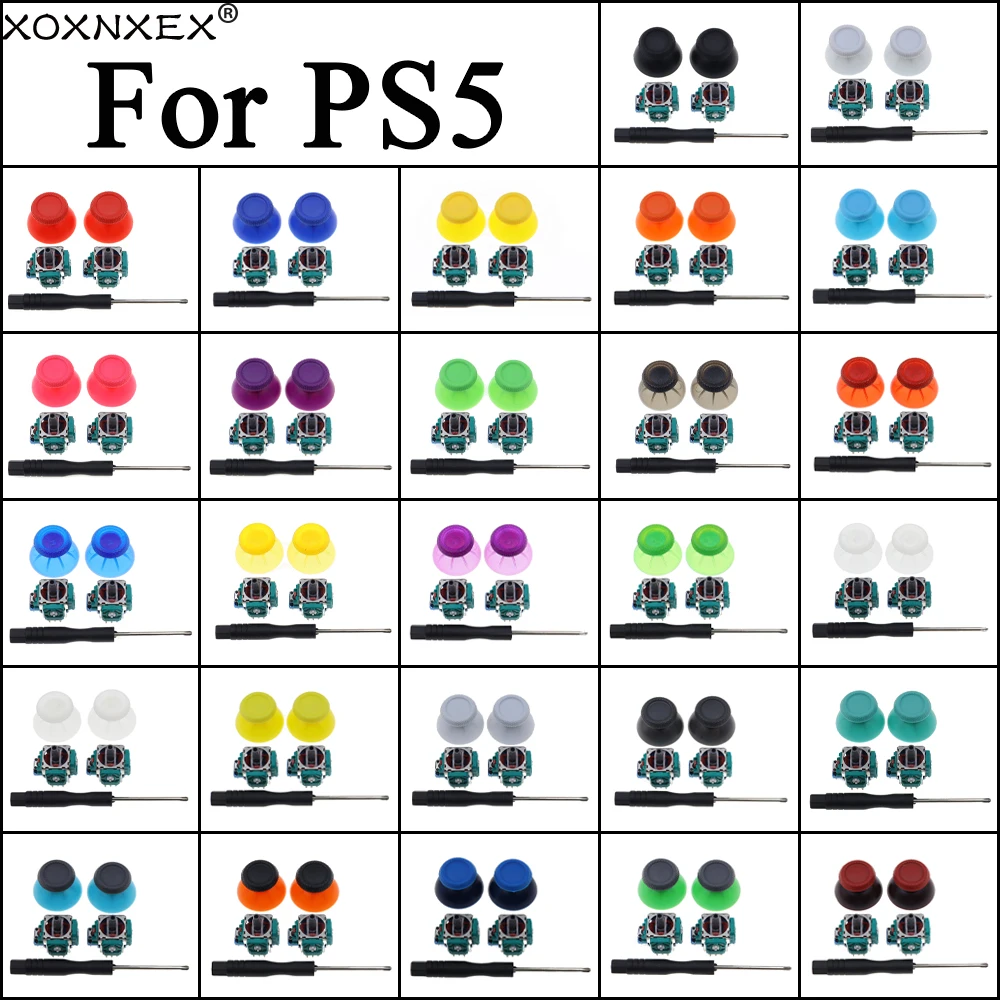 1Set Joysticks Ersatz für PS5 Controller 2K3 Ohm Analog Stick 3D Thumbstick Reparatur Teile Kit