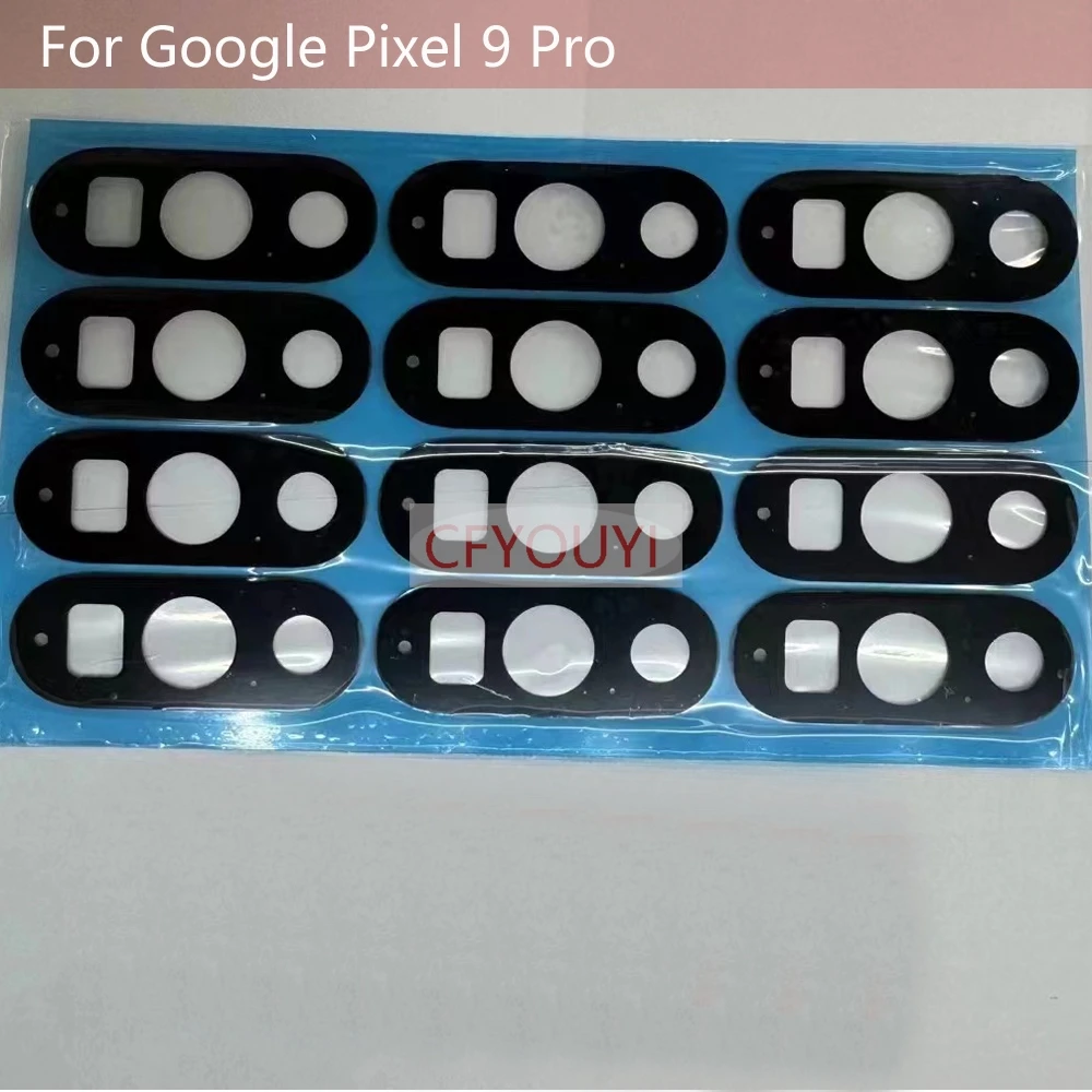 For Google Pixel 9 /Pixel9 Pro XL  Back Rear Camera Lens With Sticker Adhesive  Replacement Part