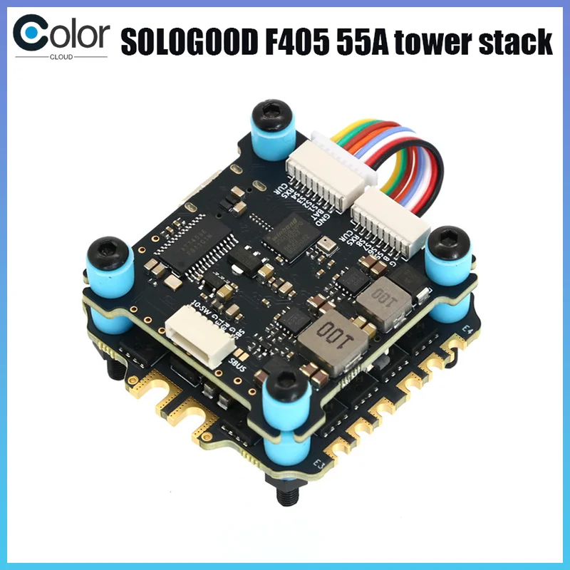 

Sologood F405 55a Flight Stack Fpv Racing Drone Tunnel Crossing Aircraft Fly Tower Stack Электронный регулятор скорости Запчасти