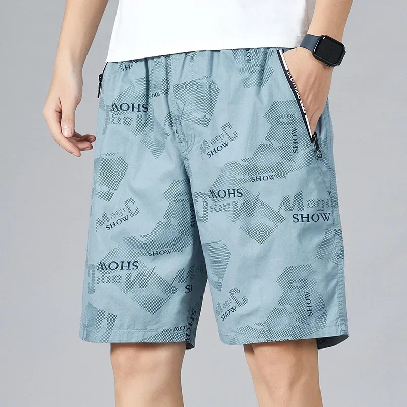 

Fashion Print Shorts Men Beach Shorts Casual Sports Swimwear Plus Size Man Board Shorts Y2K Travel Knee Short Pants