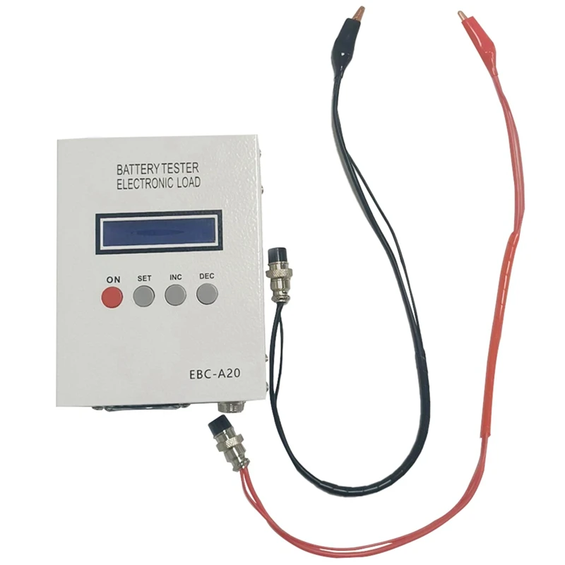 EBC-A20 Battery Tester 30V 20A 85W Lithium Lead-Acid Batteries Capacity Test 5A Charge 20A Discharge EU Plug