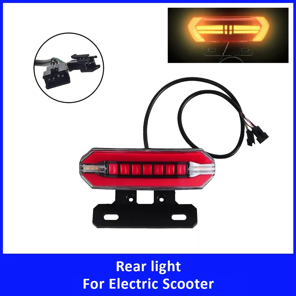 

Модифицированный светодиодный задний фонарь-указатель поворота, стоп-сигнал для электросамоката, аксессуары для езды