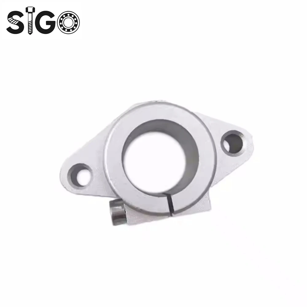 SHF8 SHF10 SHF12 SHF16ベアリングシャフトサポート、8mm 10mm 12mm 16mm丸棒用、DIY XYZテーブルCNC 3Dプリンター用