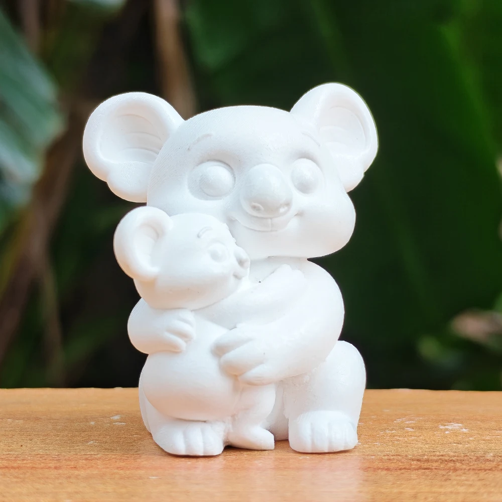 1.6-Inch Koala Figurine with Deep Mother-Child Bond, Mother Love Theme, Natural Style, Suitable for Thanksgiving Gifts, Indoor Decorations, Christmas Decorations, Home Decor, Fireplace, Living Room, Mother's Day Gift