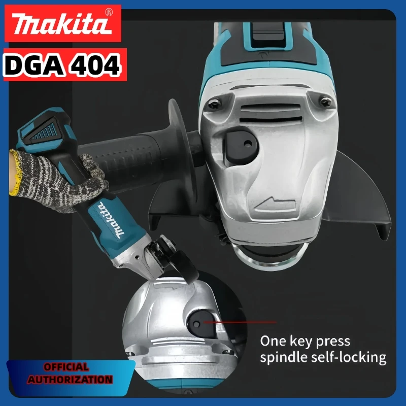 Makita DGA404 18V amoladora angular eléctrica sin escobillas amoladora inalámbrica Metal madera pulido herramienta eléctrica de corte