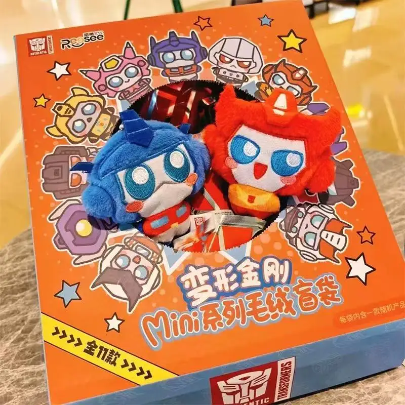 Reesee Transformers Original Blind Bag Serie Plush Pendant Optimus Prime Megatron Trendy Anime Doll Ornamental Pendant Toys Gift gallery 2