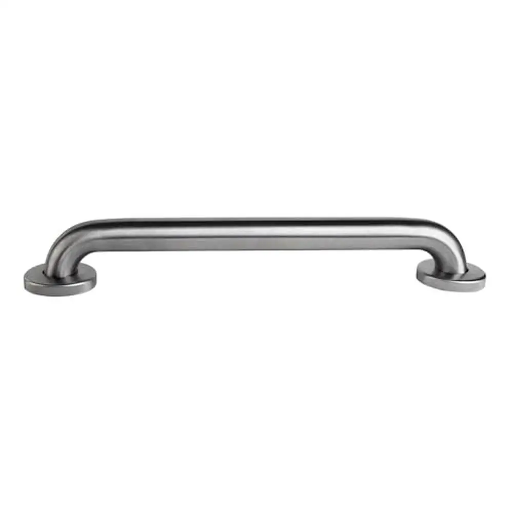 42" Stainless Steel Grab Bar B-6806X42 Slip-Resistant Surface ADA Compliant Concealed Mounting Flanges Heavy-Duty Construction