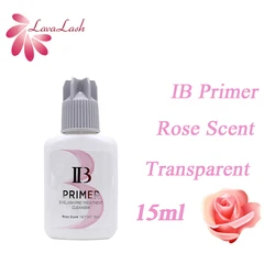 IB Primer For Eyelash Extensions Glue for Lash Application 15ml Rose Scent Primer Professional Fixing Agent Lashes Tools